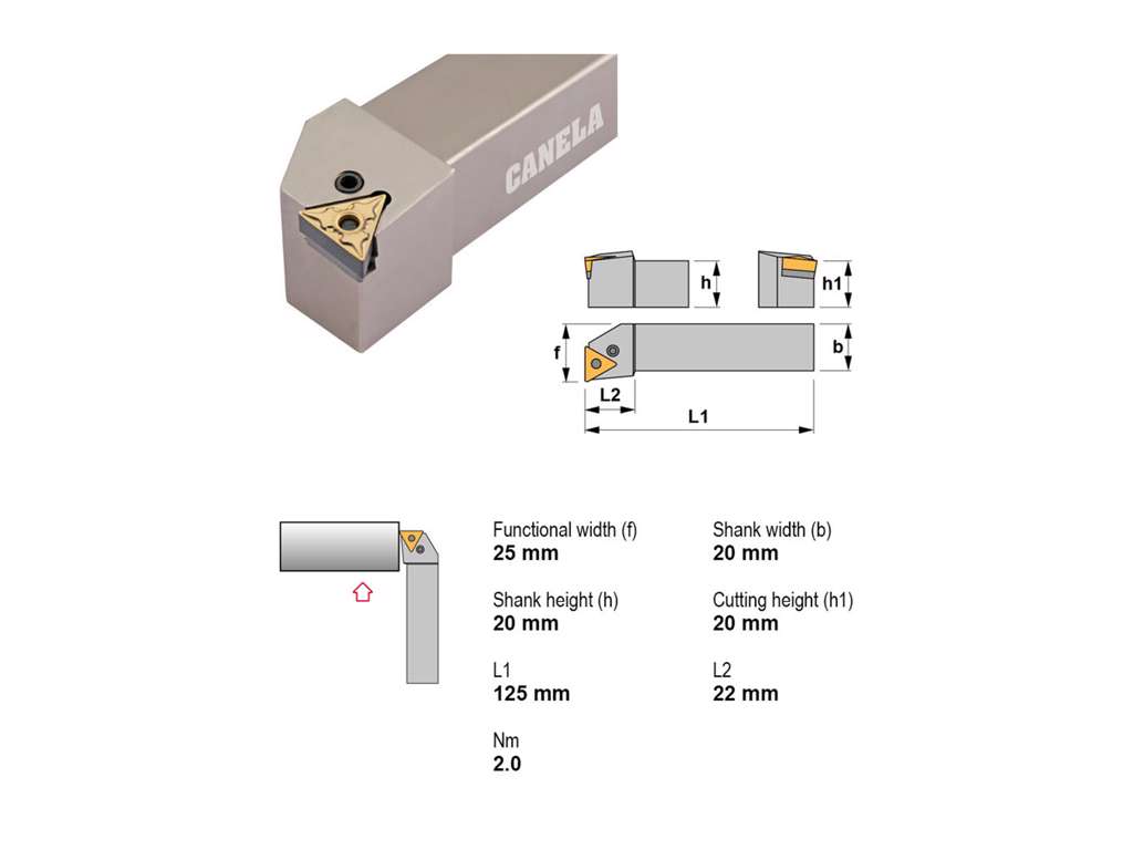 CANELA STÅLHOLDER PTFNR2020K16