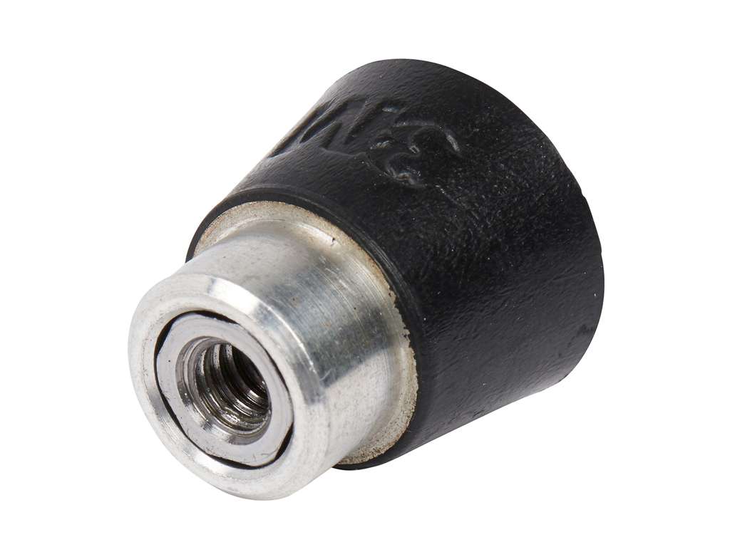 ROLOC GUMMIBAGPLADE Ø25 FOR Ø6 SKAFT - 3M