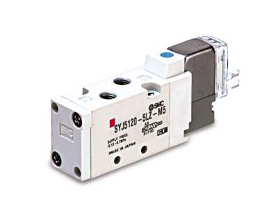 SMC MAGNETVENTIL 5/2 BISTABIL - 2X24V DC 1/4