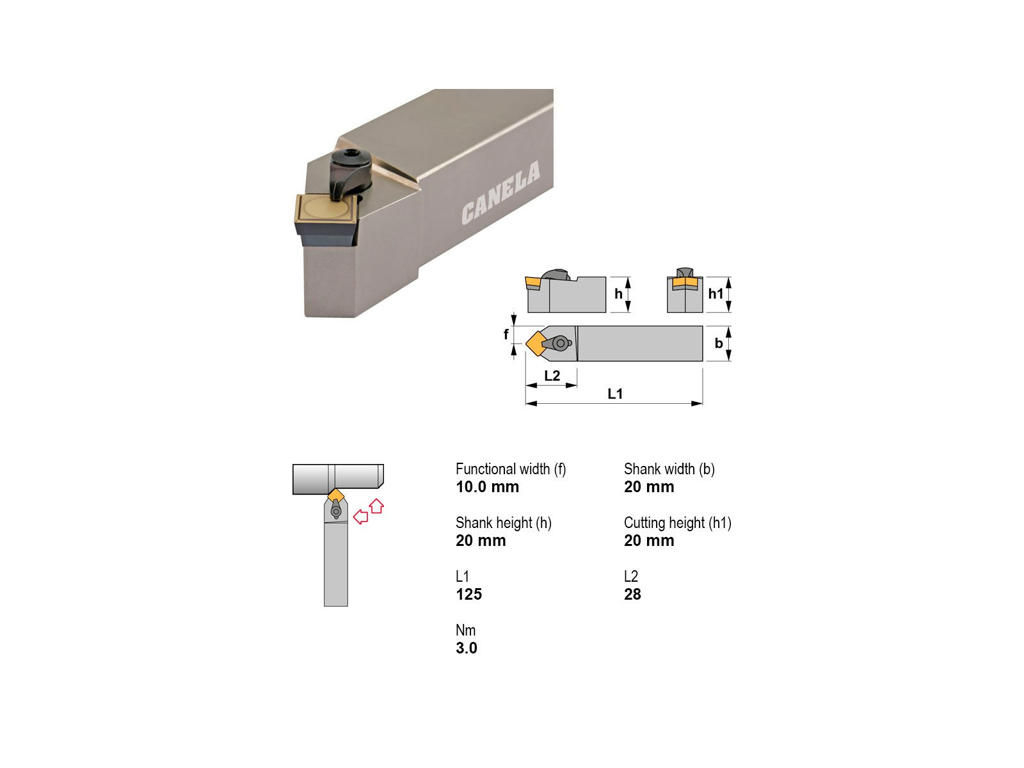 CANELA STÅLHOLDER CSDPN2020K12