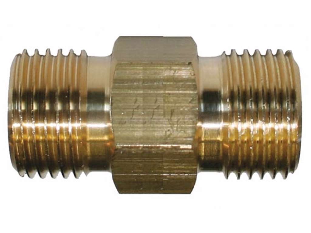 BRYSTNIPPEL 1/4"H MESSING