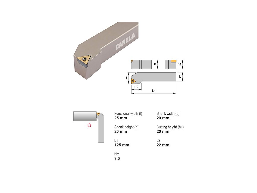 CANELA STÅLHOLDER STFCR2020K16