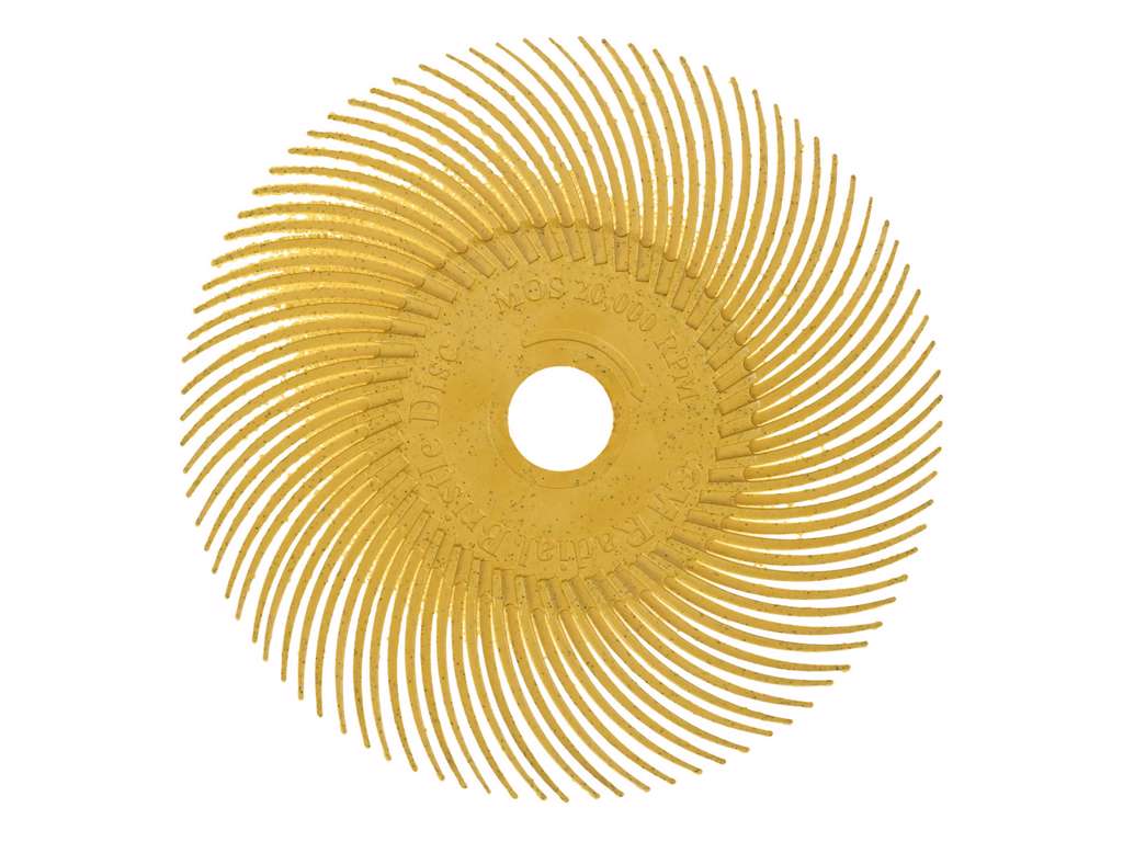 BRISTLE RONDEL Ø 75 GUL K80 3M