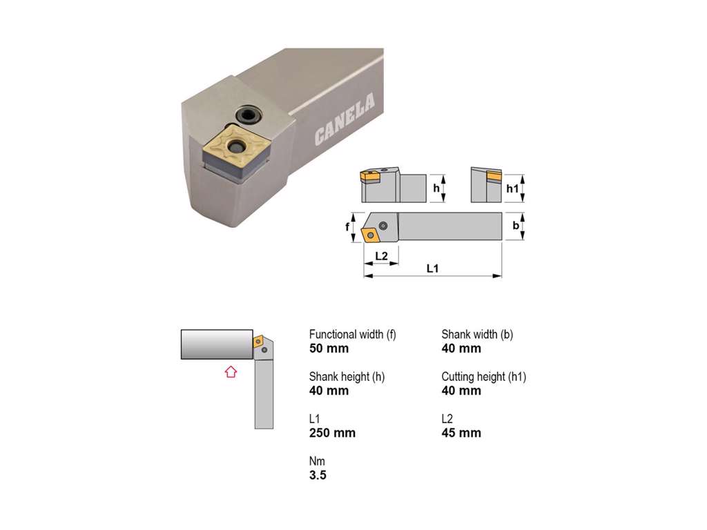 CANELA STÅLHOLDER PCKNR4040S19
