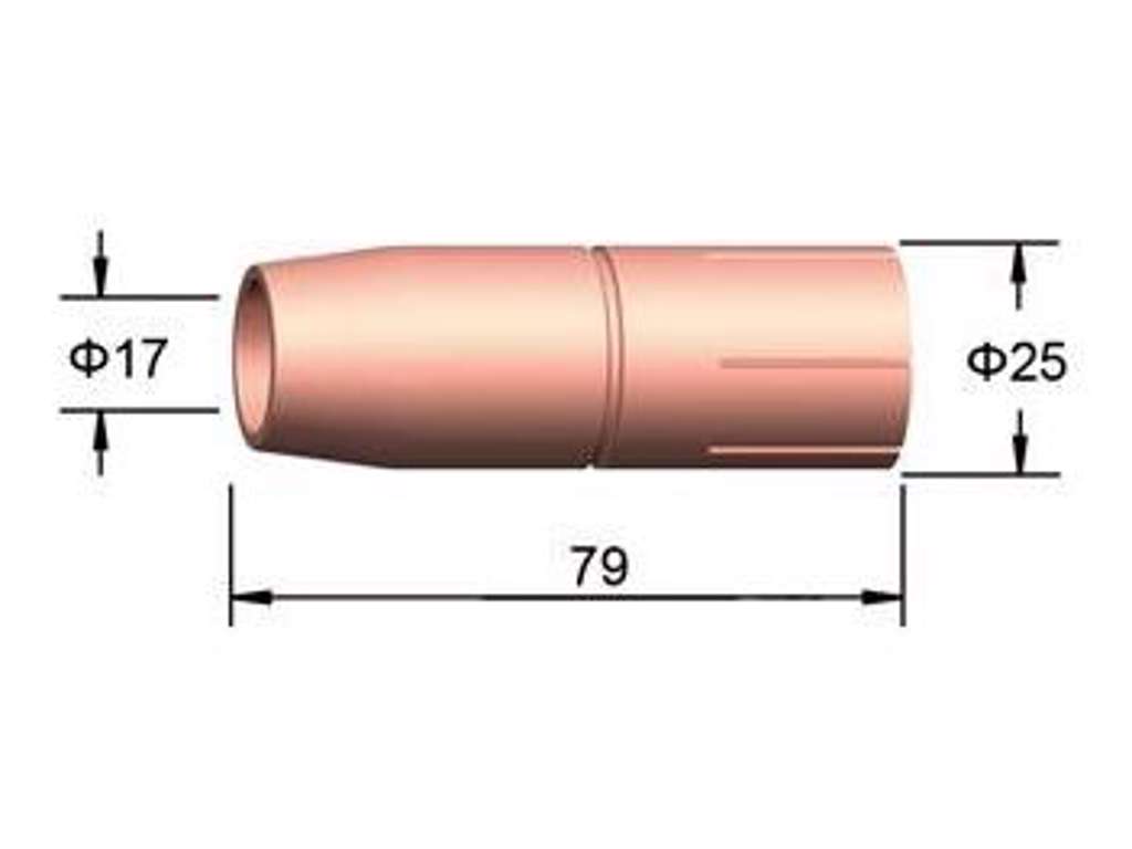 GASKOP F. FRONIUS AL4000/AW5000 - KONISK 17MM