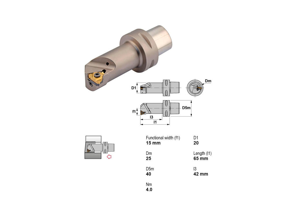 CANELA STÅLHOLDER PSC40-SIR15065-22