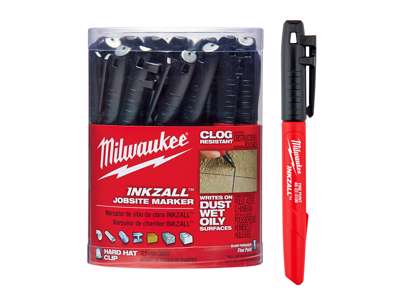 TUSCHPEN INKZALL SORT MILWAUKEE 36 STK/PK