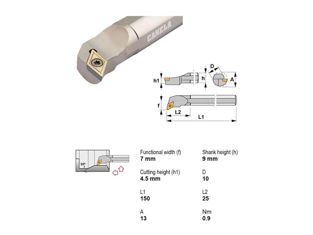 CANELA UDBORESTÅL S10M-SDUCR07