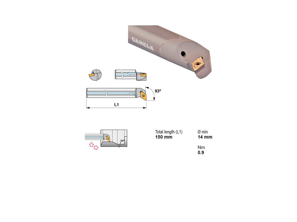 CANELA UDBORESTÅL E10M-SDUCL07