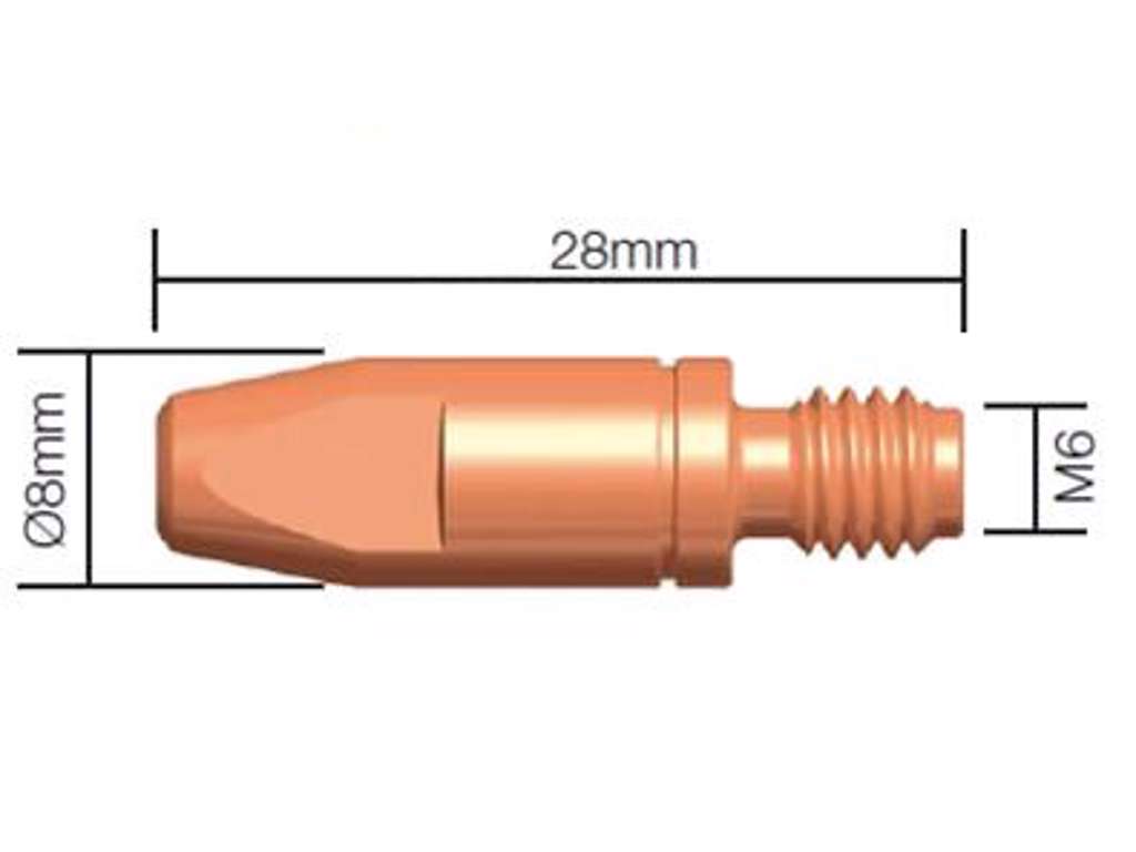 KONTAKTDYSE M6x28 CUCRZR