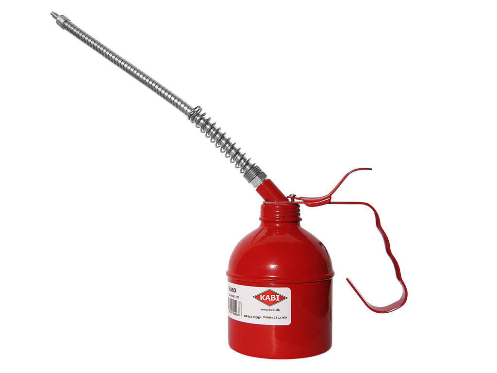 OLIEKANDE 0.4 L. STÅL M/FLEXTUD  KABI