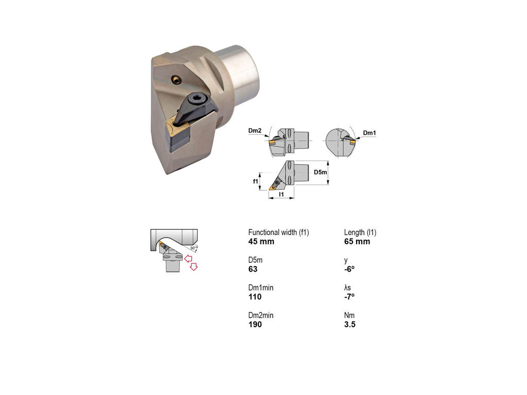 CANELA STÅLHOLDER PSC63-DDJNR45065-15