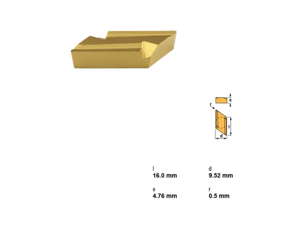 CANELA PLATTE KNUX160405L-21TN30