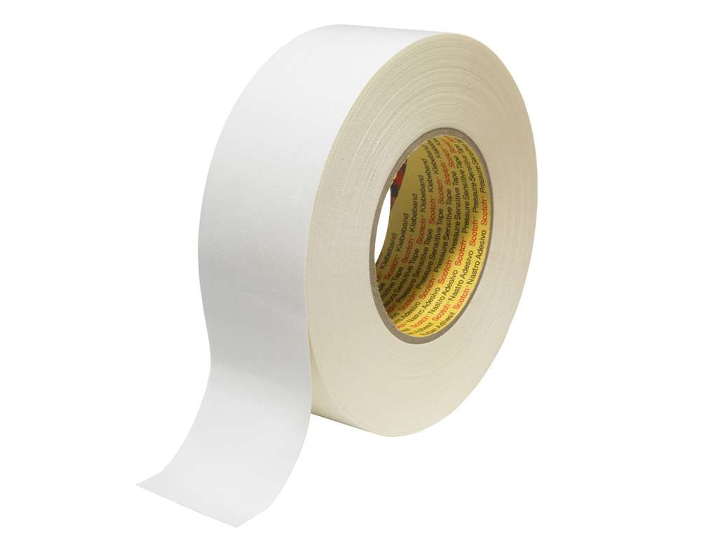 LÆRREDSTAPE 50MM X 25 MTR. HVID