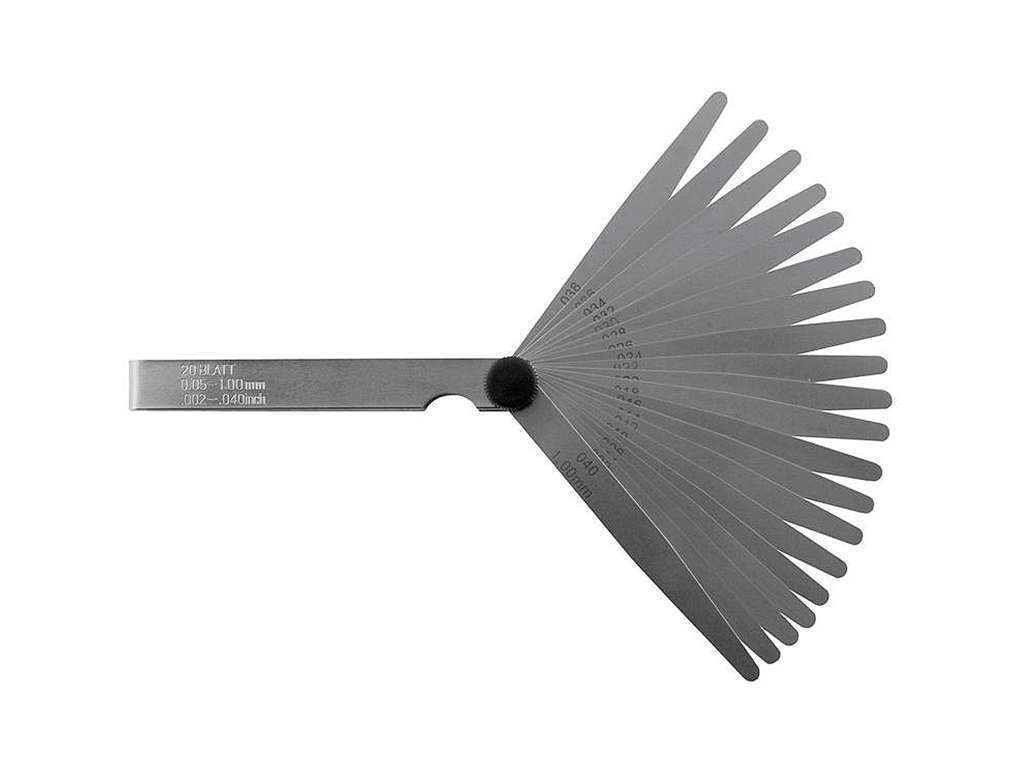 SØGEBLADESÆT 0,05 - 1,00 MM INOX