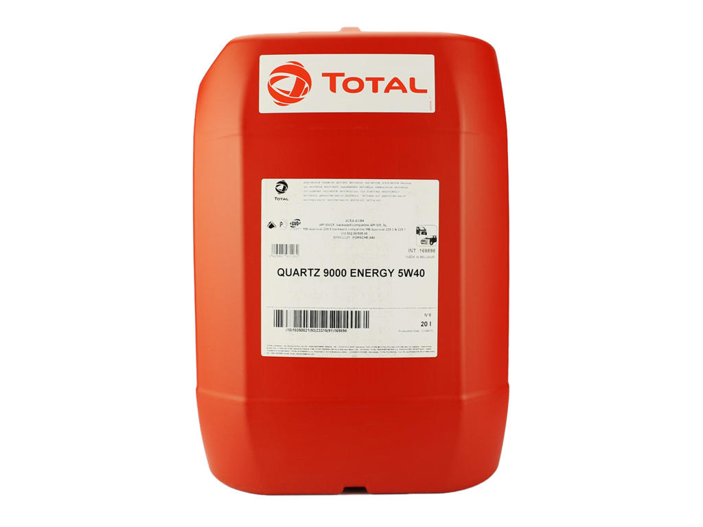 MOTOROLIE QUARTS 9000 5W40 SYNT. - 20 LTR. TOTAL