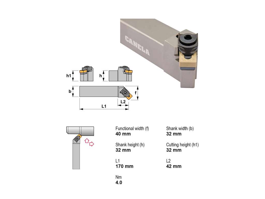 CANELA STÅLHOLDER MSSNL3232P19