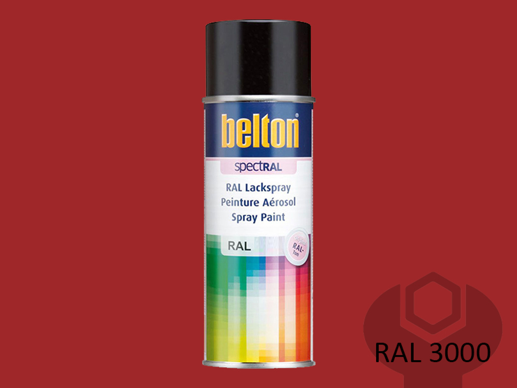 RAL 3000 FLAMME RØD