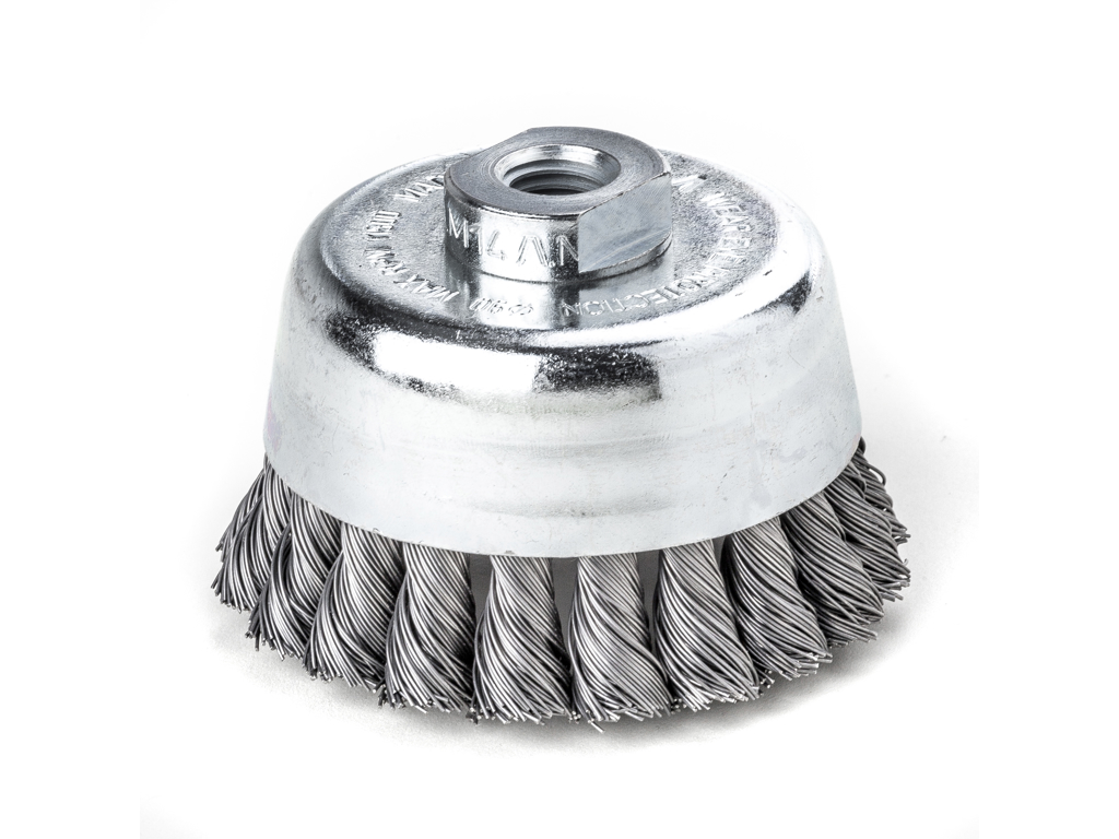 KOPBØRSTE Ø80 X 25 MM STÅL FLET 0.80 - M14