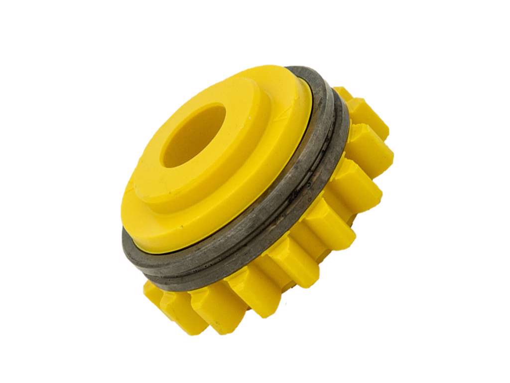 TRÅDRULLE GUL NEDERST 1,6MM V-SPOR KEMPPI