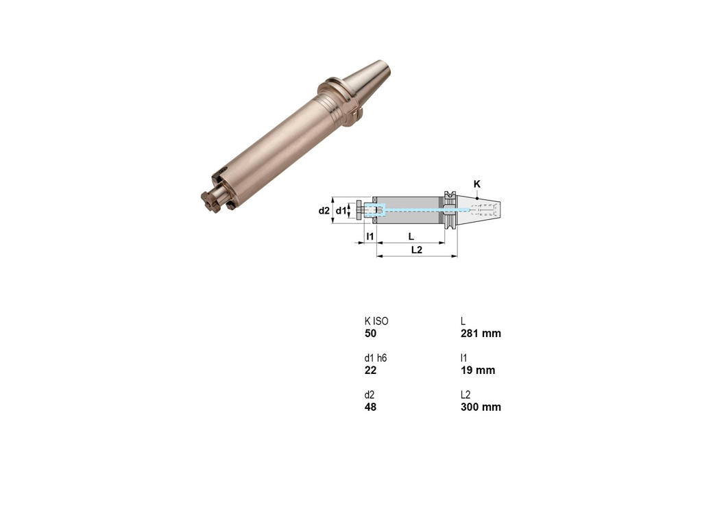 CANELA VIBRATIONSDÆMPET FRÆSEDORN A11.160.50.22/300-48IK