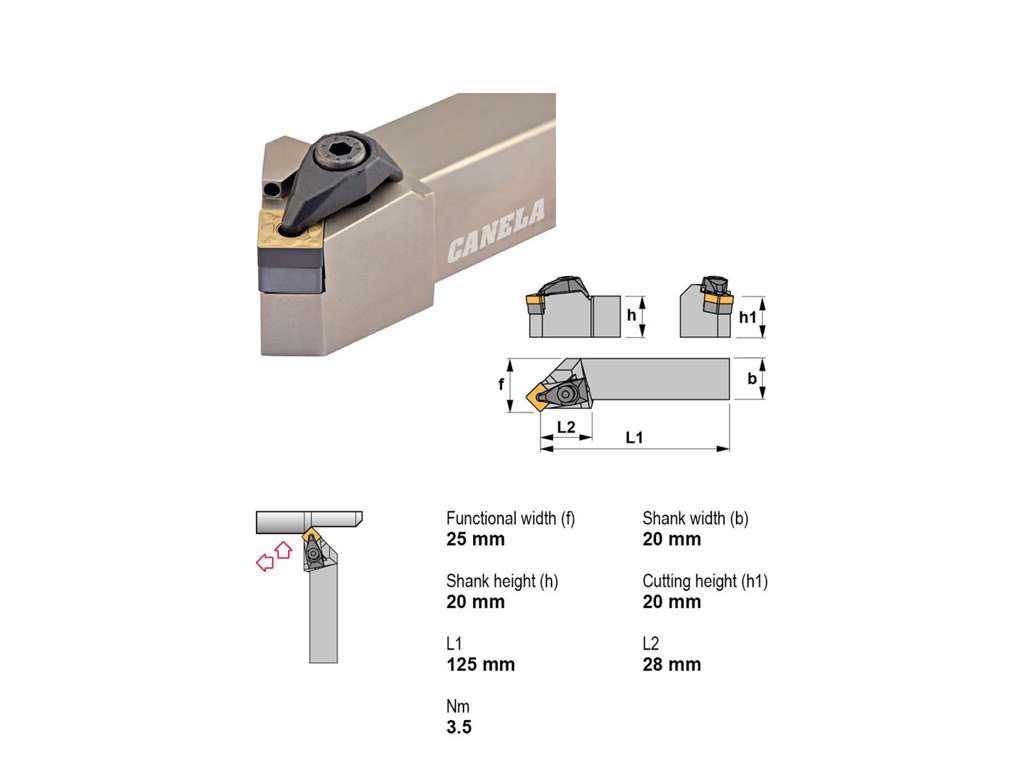 CANELA STÅLHOLDER DSSNR2020K12-A