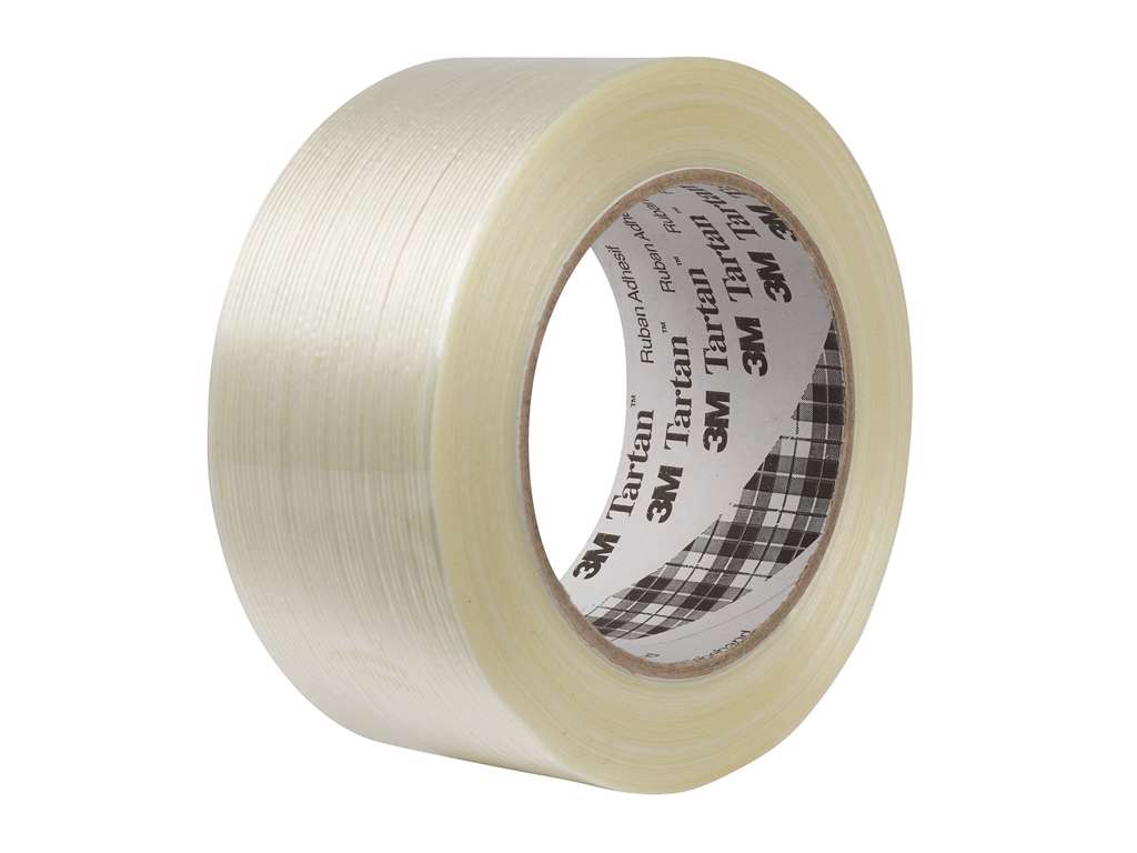 FILAMENTTAPE  50 MMX 50 MTR. KLAR