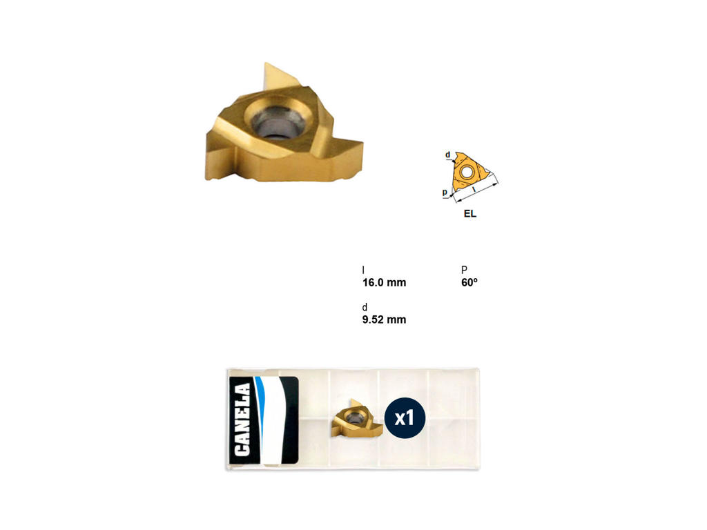 CANELA GEVINDPLATTE 16EL-AG60 TIN25