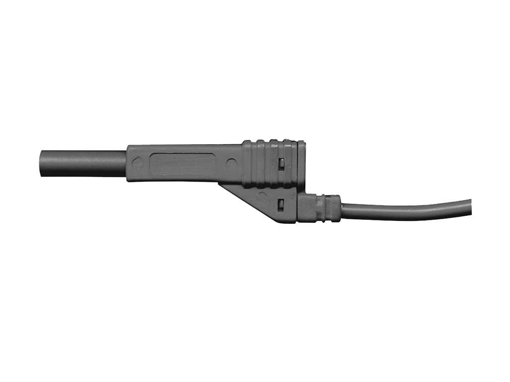 MELLEMKABEL SORT 1125 KS - 2 MTR-4 MM STIK BYMAT