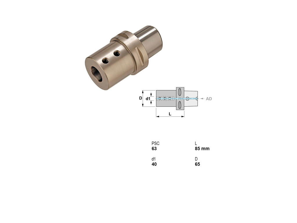 CANELA HOLDER TIL BORESTANG PSC 63 - Ø40 MM