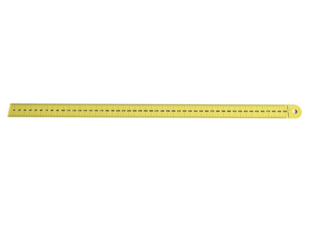 STÅLLINEAL GUL 1 X 25 X 300 MM
