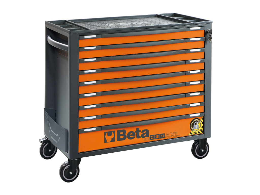VÆRKTØJSVOGN M/ 9 SKUFFER RSC24AXL/9-O ORANGE BETA