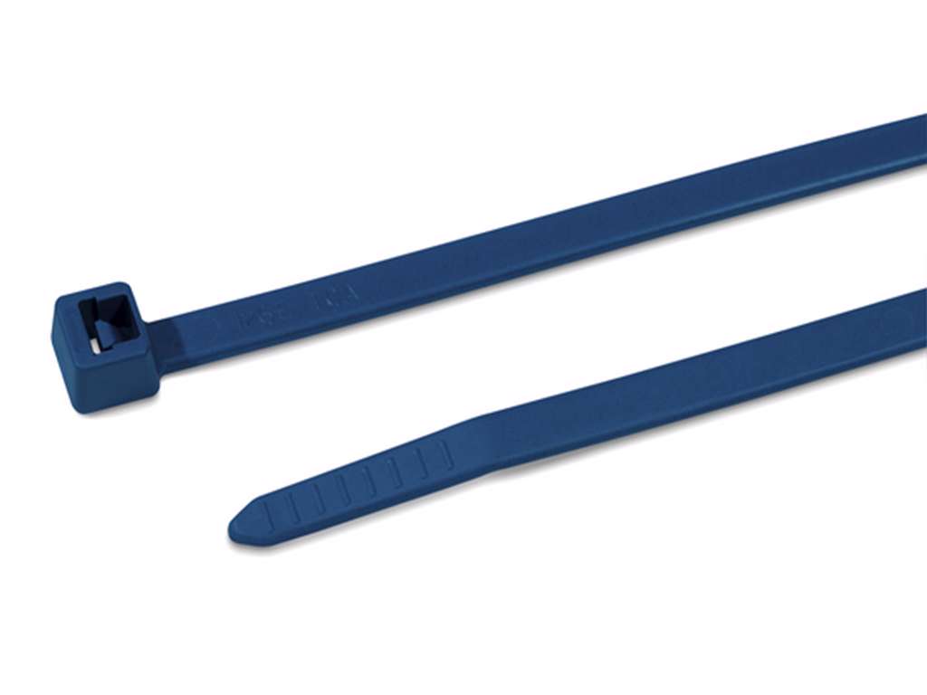 KABELBINDER 2.5 X 100MM DETEKBAR BLÅ 100STK