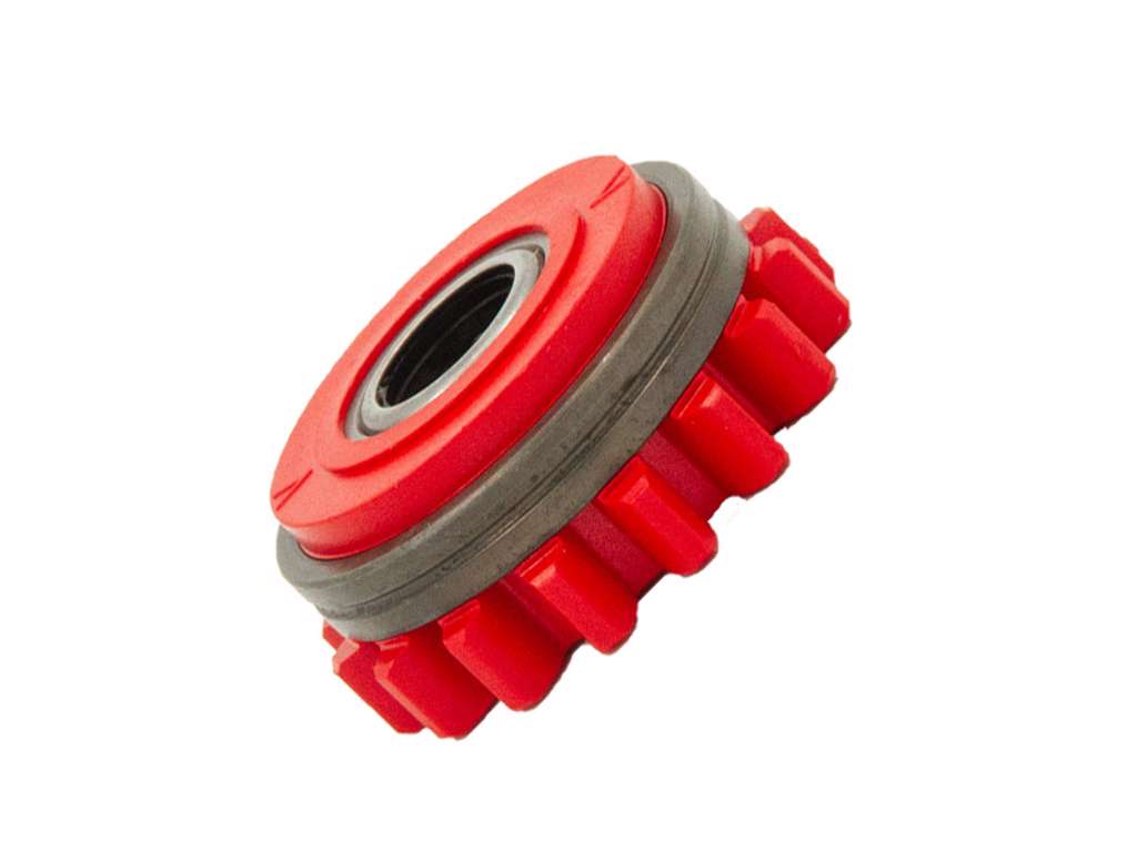 TRYKHJUL V-SPOR RØD 1.0MM