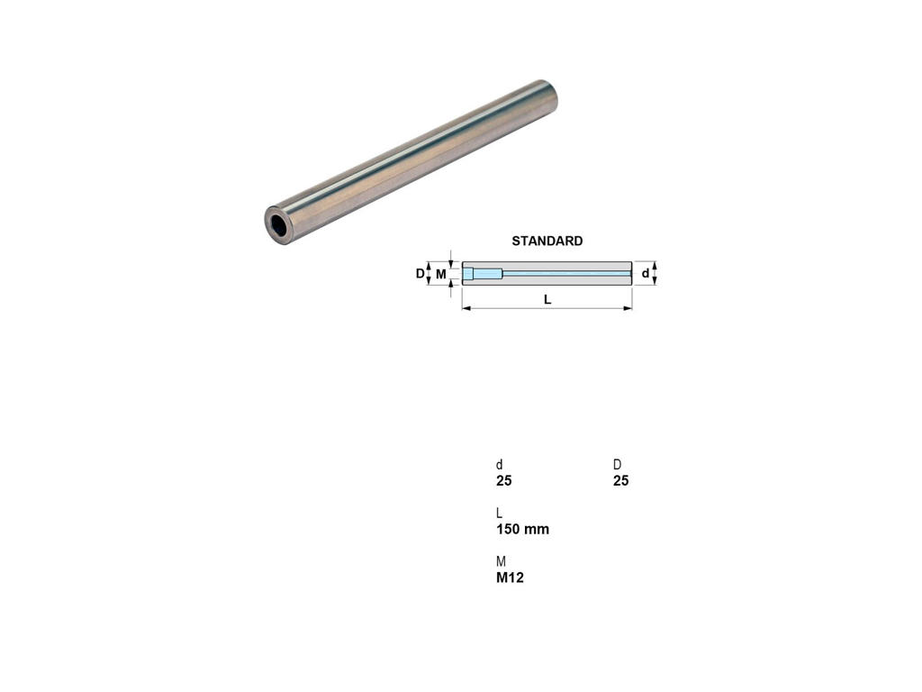 CANELA SKAFT 25 X 150 MM