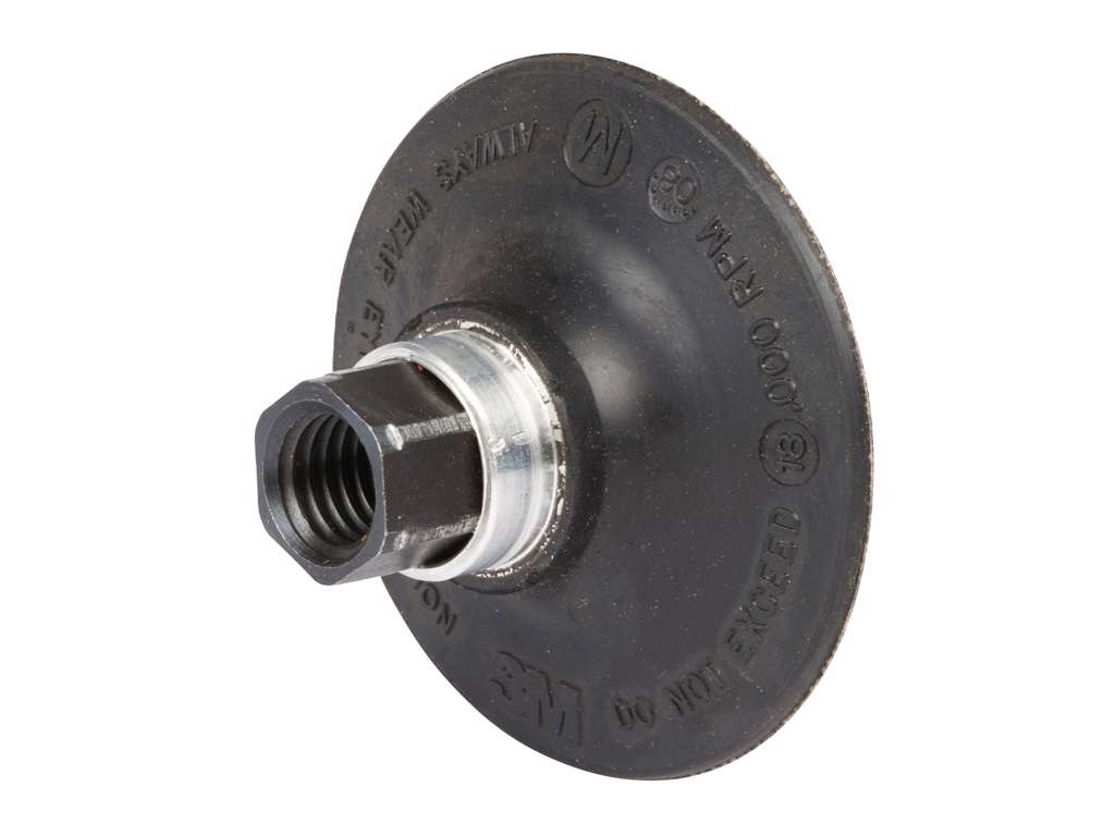 ROLOC GUMMIBAGPLADE Ø75 MM FOR M14 MEDIUM - 3M