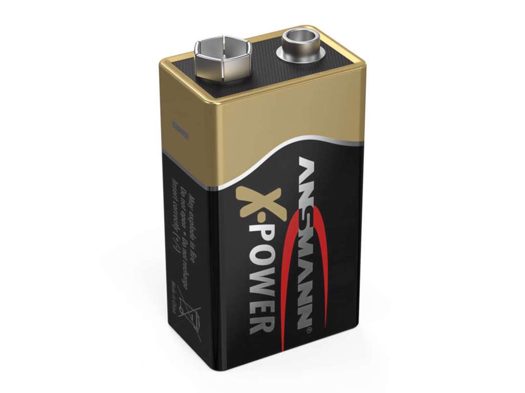BATTERI LR 22 ANSMANN  9VOLT E