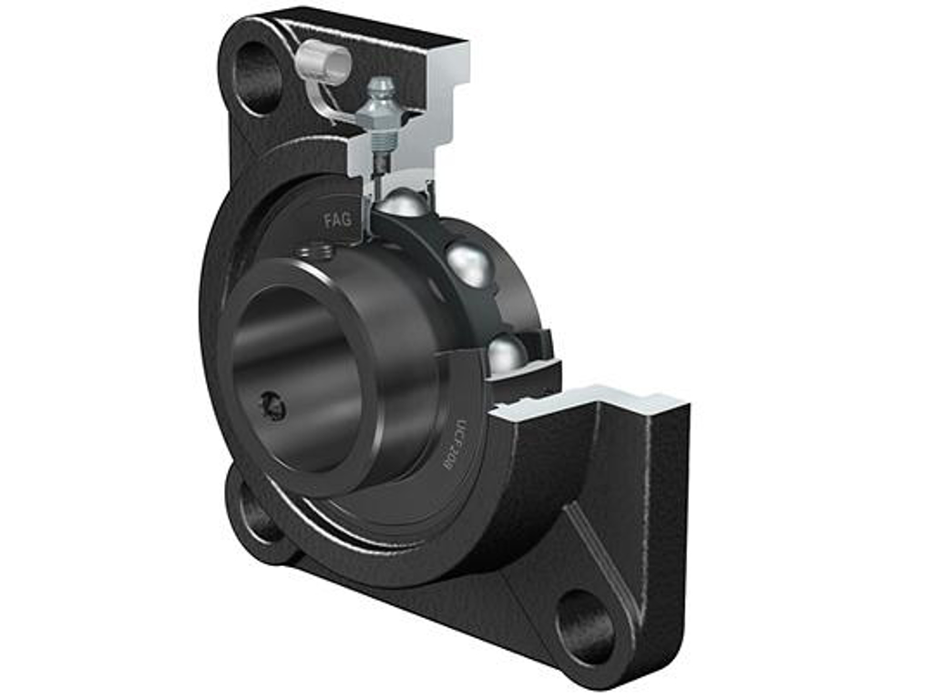 FAG UCF212 BLACK SERIES -  FIRKANTET FLANGELEJE