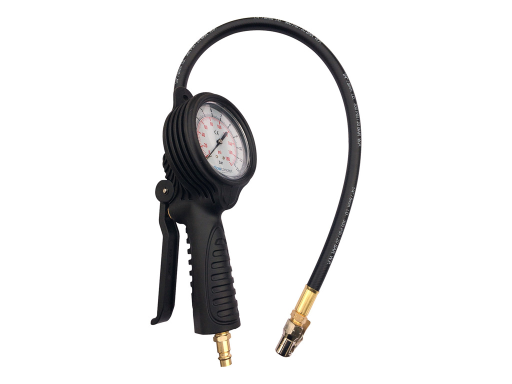 PUMPEPISTOL 0-12 BAR Ø63 MANOMETER