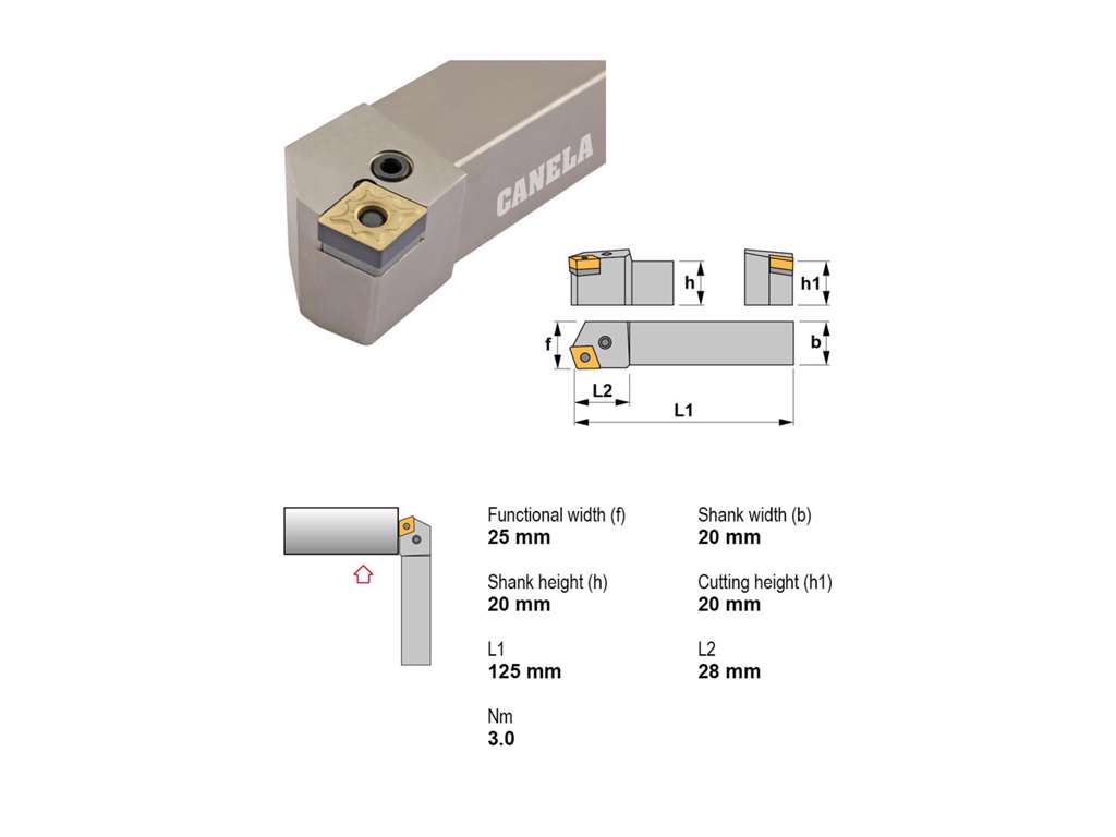 CANELA STÅLHOLDER PCKNR2020K12