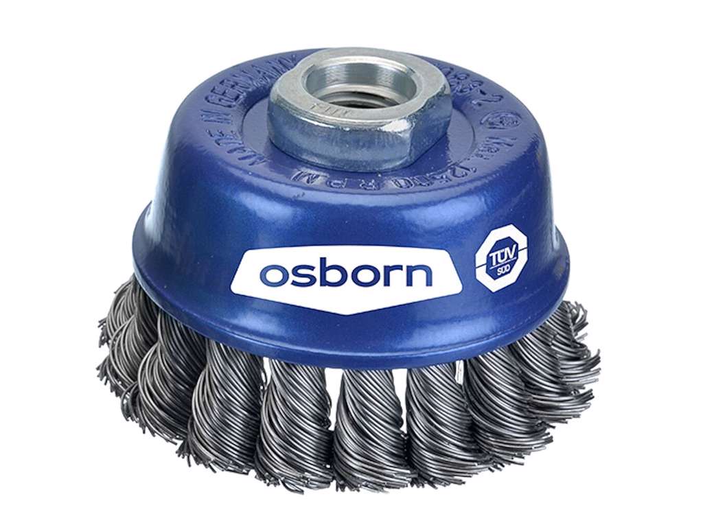 KOPBØRSTE OSBORN Ø100x20 MM STÅL FLET 0.35 - M14