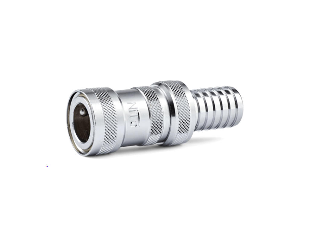 NITO 1/2" KOBLINGSHUS MED STOPVENTIL - 1/2" SLANGESTUDS
