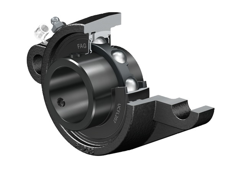 FAG UCFC216 BLACK SERIES - OVALT FLANGELEJE