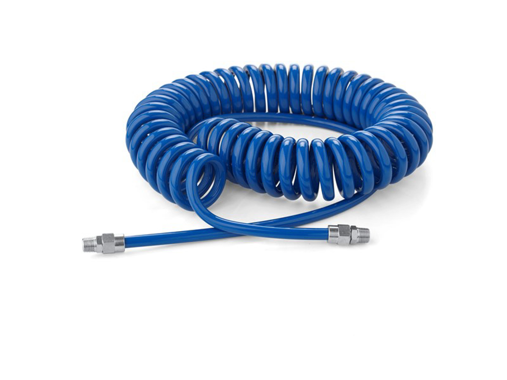 SPIRALSLANGESÆT 4 MTR. 6.5 X 10 MM R-1/4" X R-1/4"