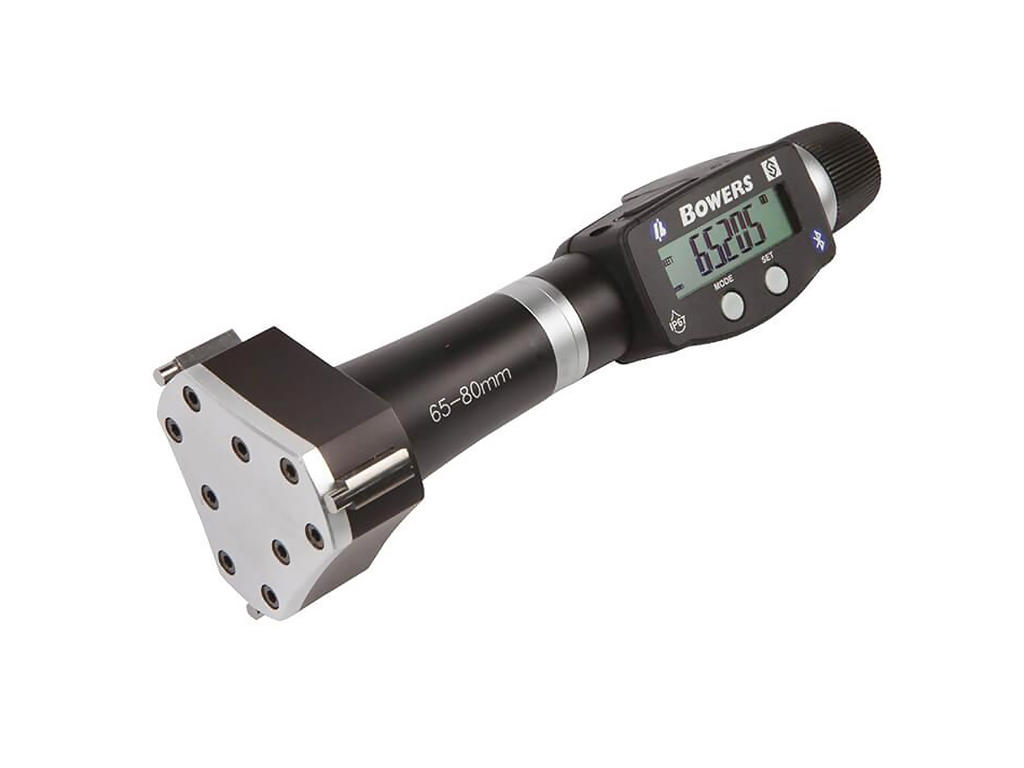 MIKROMETERSKRUE INDV. 3-PUNKT 65-80 MM M/RING