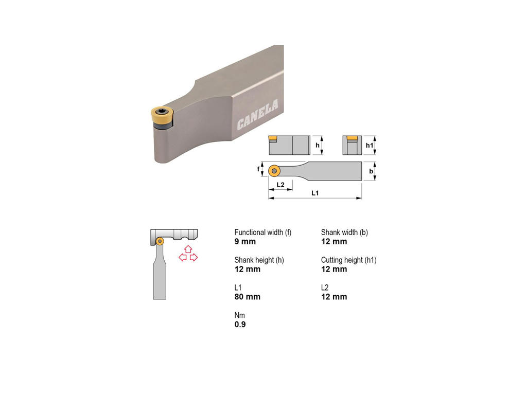 CANELA STÅLHOLDER SRDCN1212F06