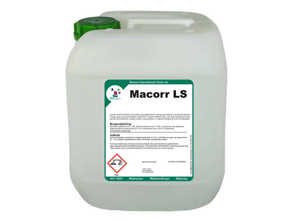 MACORR LS RENSEVÆSKE 20 LTR