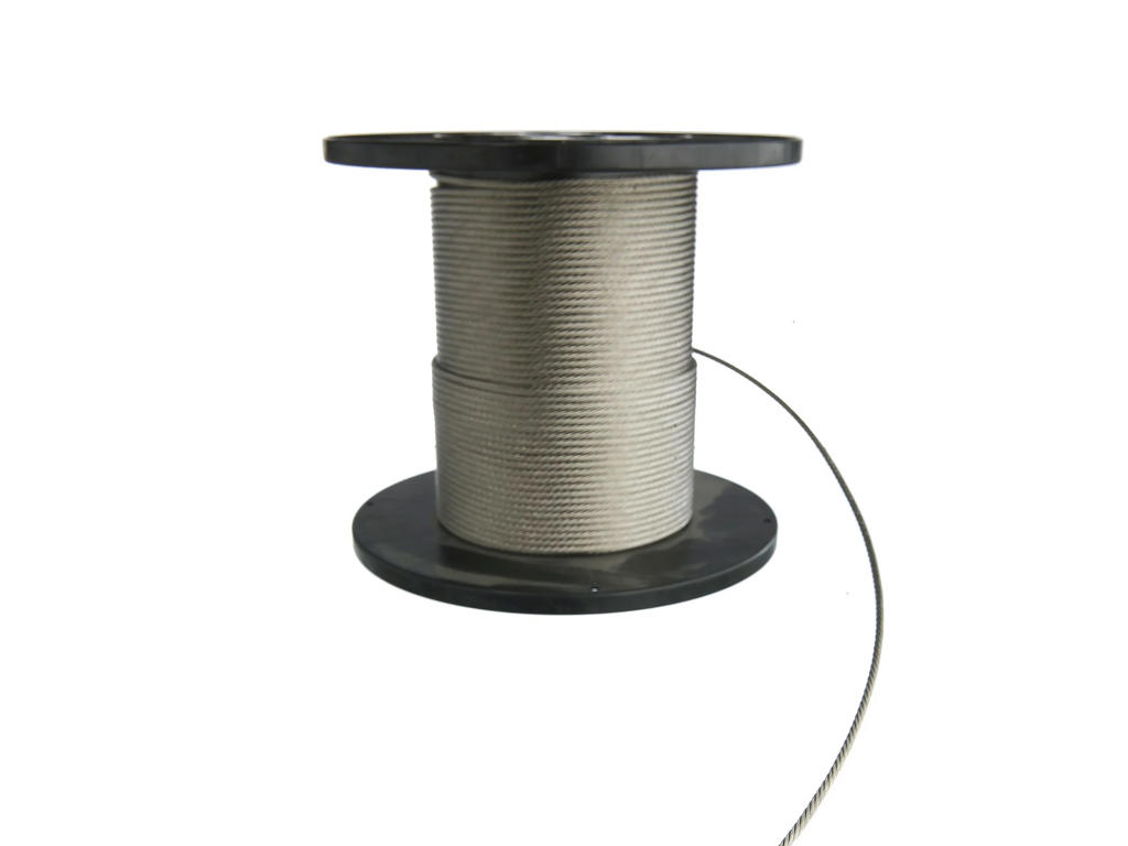 STÅLWIRE 2/3 MM M/PVC RUSTFRI