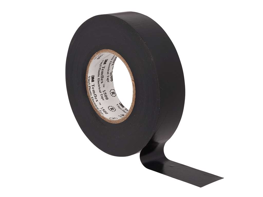 ISOLERBÅND 19 MM TEMFLEX SORT - 3M