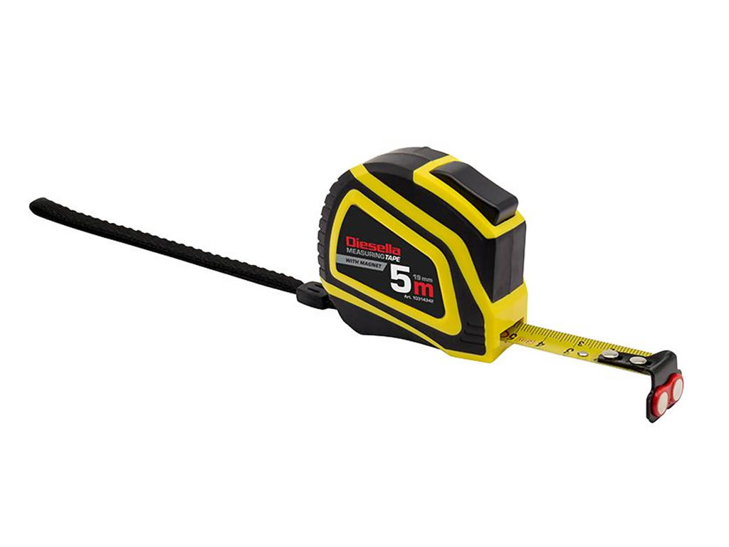 MÅLEBÅND 5.0 MTR. B=19MM ASSIST DISELLA